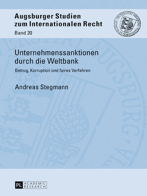 cover image of Unternehmenssanktionen durch die Weltbank